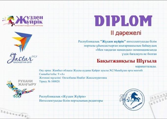 Олимпиада жеңімпаздары